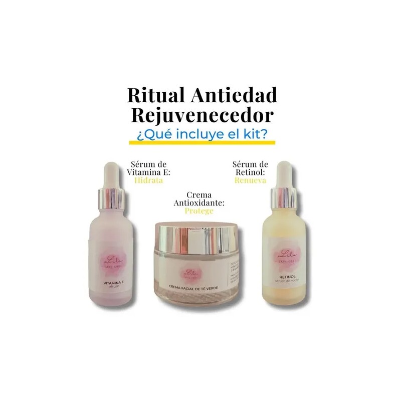 Kit Antiedad Y Rejuvenecedor Lilo Skincare Vitamina E