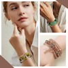 XSDSLS Pack of 4 Women's Crystal Beads Bracelet Boho Stretch