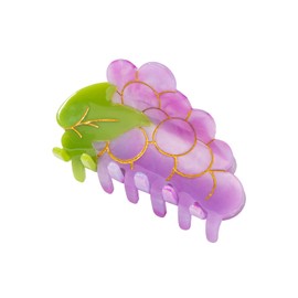 Fruit Grape Shaped Hair Claw Clip Fashion Summer Beach Medium Hair claw clips Strong Hold Hair Jaw Barrettes Hairpins Hair Ponytail Holder Decor Accessories for Women Thin Thick Curly Fine Hair