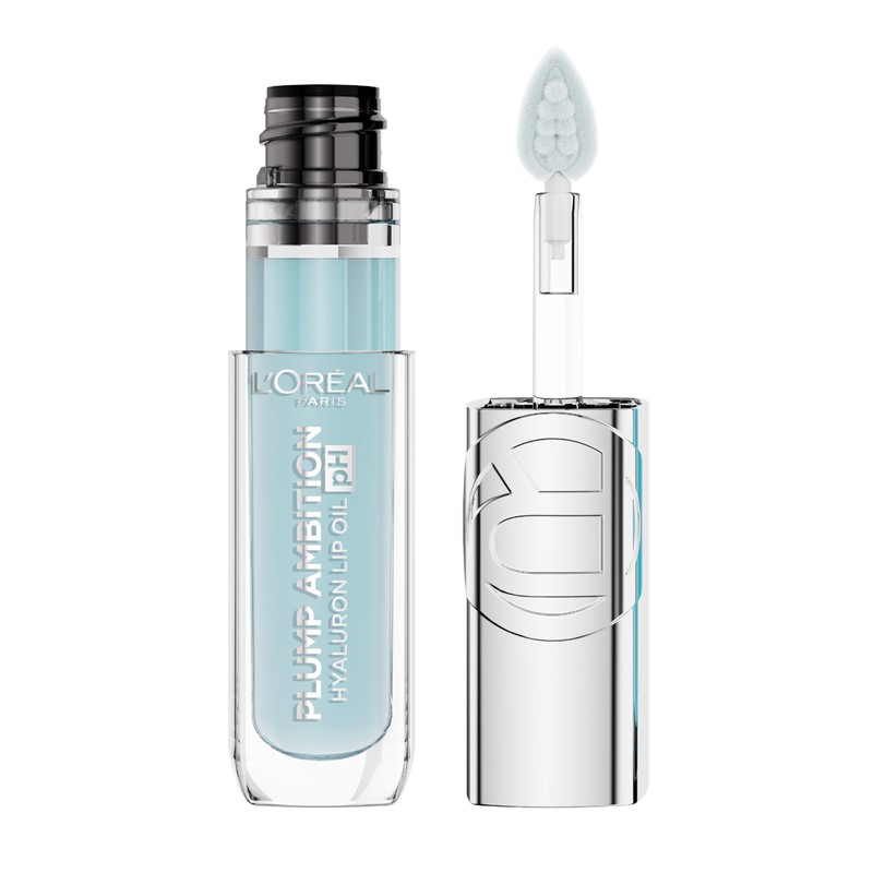 LOréal Paris Plump Ambition pH Lip Oil, Tono 010 Cristal