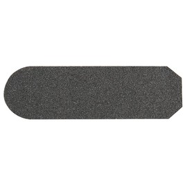 ForPro 50ct Stainless Steel Pedi File Refill, 1.25Wx4L in, Black