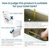Mxfans White ABS Toilet Cistern Dual Flush Push Button Valve