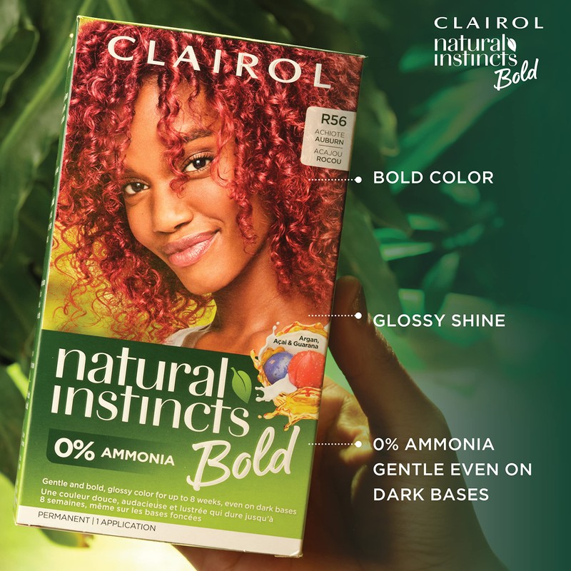 Clairol Natural Instincts Bold Permanent Hair Dye, BL28 Blue Black