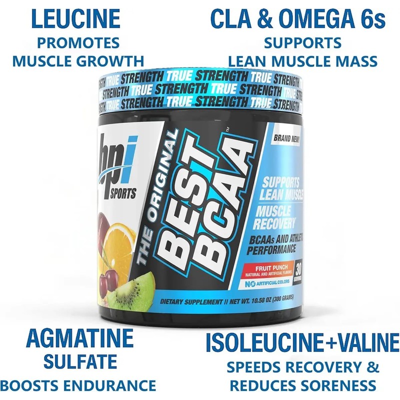 BCAA Deportivo BPI Sports Sabor Ponche De Frutas 30 Porciones