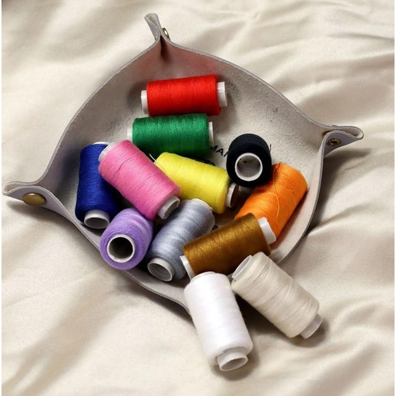 12 Pcs Bobbins Sewing Thread kit for Hand and Machine