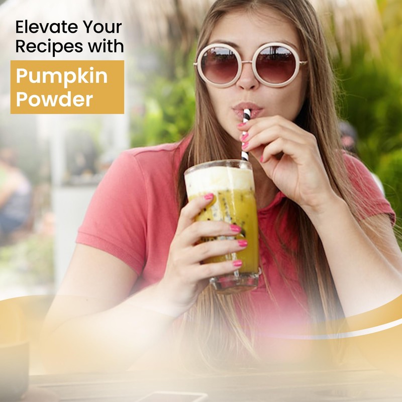 Herbal Magic's Organic Pumpkin Fruit Powder-Ideal thickener in soups,sauces and