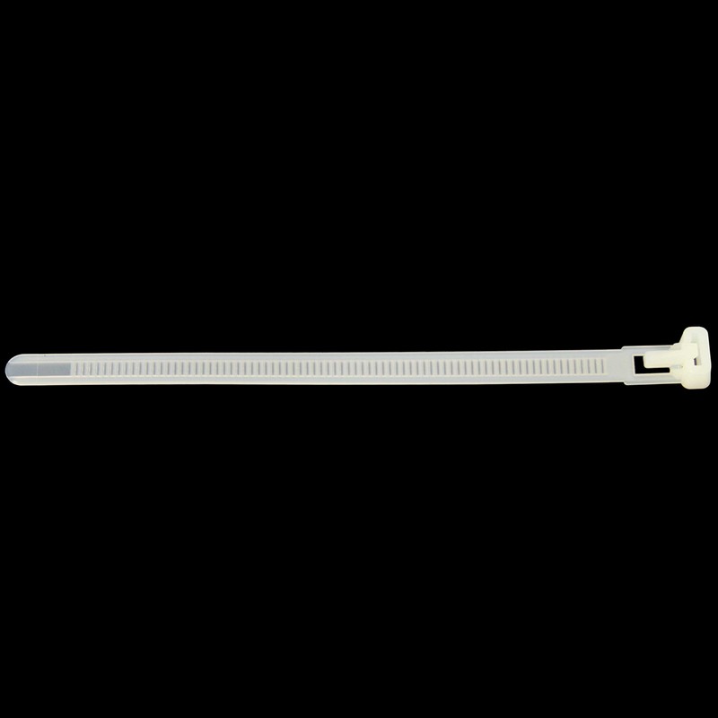 Cable Ties Assortment Set of 100 White / Natural 7.5