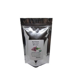 Organic Red Clover Leaf & Flowers - Trifolium pratense Leaf & Flowers C/S by Nature Tea (1 oz)