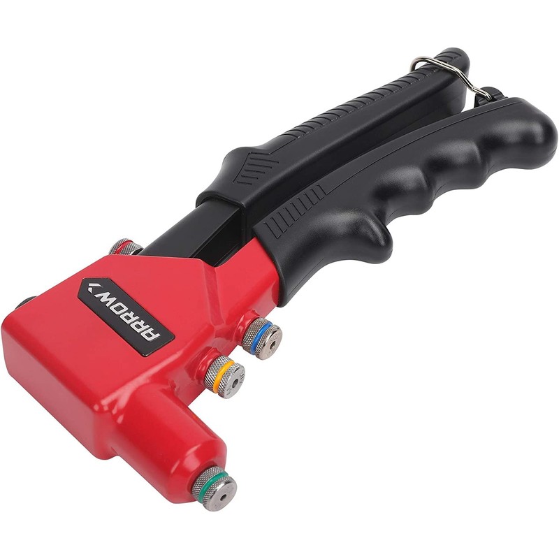Arrow RT188M One-Handed Pop Rivet Gun, Manual Riveter for Metal,