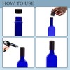 Cornucopia Brands Plastic Wine Bottles (10-Pack, Blue); Empty PLASTIC Bordeaux-Style