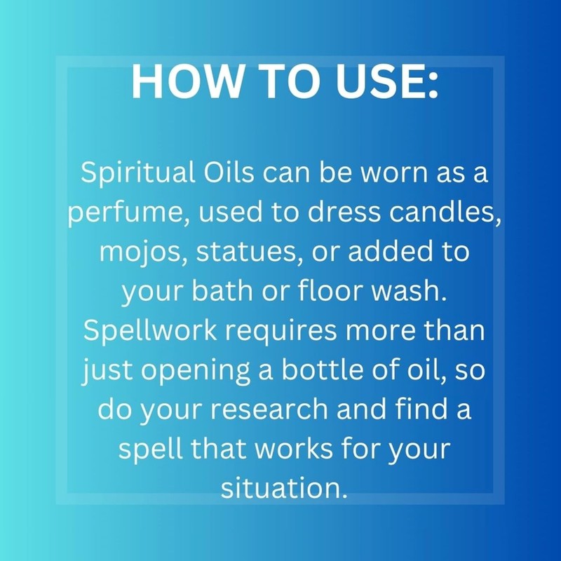 LAW KEEP AWAY Spiritual Oil (aceite) for Hoodoo, Voodoo, Santeria,