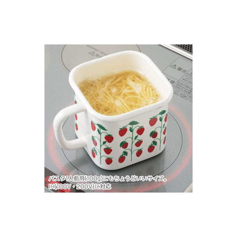 Plune. Enameled Multi-Square Pot (Compatible with Gas Fire and Induction