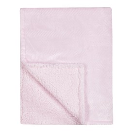 Baby Boys Girls Soft Fleece Blanket Newborn Luxury Sherpa Fleece Wrap Pink