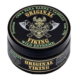 Cera Wild FÓRMULA MEJORADA – Cera para Cabello Hombre Fijación Extra Fuerte Todo el Día | Para Barba, Bigote y Cabello | Natural, Vegano, Sin Parabenos, Cruelty-Free | 120g