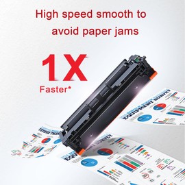 High-Yield 046 Toner Cartridges 4-Pack (BK/C/M/Y) - Youngti Compatible 046 Toner Replacement for Canon 046 Color Image Class MF731Cdw MF733cdw LBP654Cdw MF735Cdw Printer