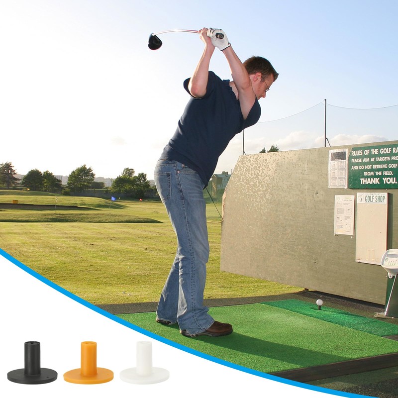 PATIKIL 1.5" Rubber Golf Tees Outdoor Indoor Ball Holder for