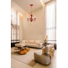 LaLuLa Mini Crystal Chandelier Lighting Colorful Chandeliers Small 4 Light