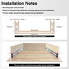 BAIDICE 1 Pair Heavy Duty Drawer Slides 12 14 16