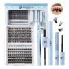 Maquillaje Extensión Kit De Pestañas Diy Naturales Cherimoya