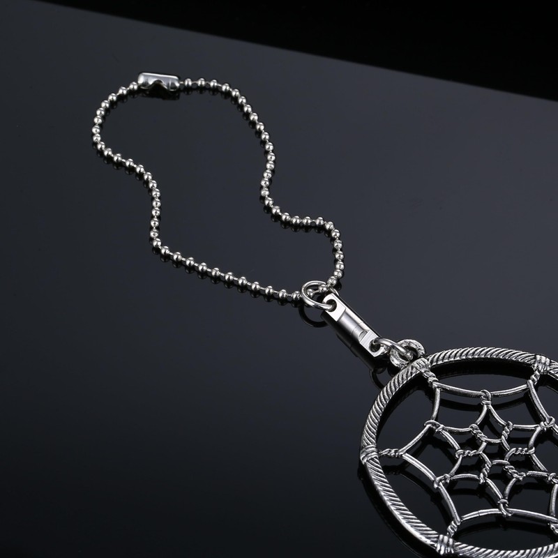 YYJFF Dream Catchers Car Charm Rotatable Handmade Pendant with Rose
