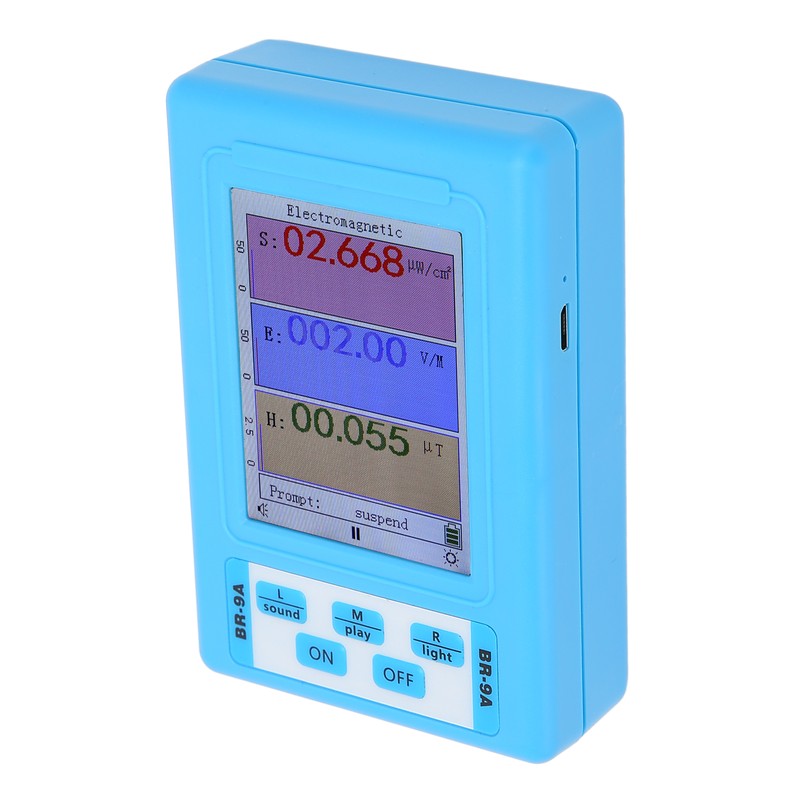 Electromagnetic Radiation ABS Detector Dual Purpose EMF Magnetic Field Tester