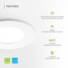 ASD 6 Pack 3 Inch LED Recessed Light, 6W 5