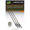 Fox Naturals Submerged Leaders 40lb 75cm - 3 Carp Rigs