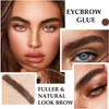 Gel para cejas, Kit de tinte para cejas marrones, Kit