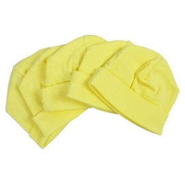 UD_Yellow Baby Cap (pack Of 5) 031-yellow-5
