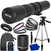 Ultimaxx 500mm f/8 (1000mm w/ 2X Converter) Preset Telephoto Lens