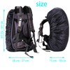 PACIOCEAN 1 Pack Reflective Backpack Cover,Reflective Rucksack Covers in Polyester,Reflective