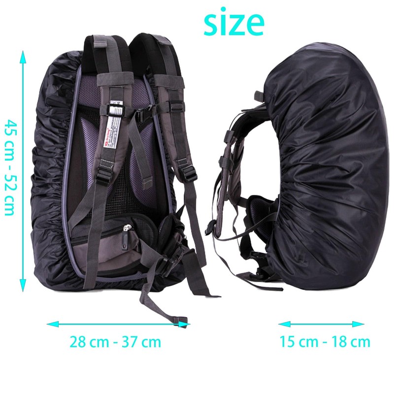 PACIOCEAN 1 Pack Reflective Backpack Cover,Reflective Rucksack Covers in Polyester,Reflective