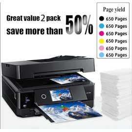 277XL Ink Cartridges Replacement for 277 Ink cartridges Multipack for 277XL 277 T277XL to Use with Expression XP-850 XP-860 XP-950 XP-960 XP-970 Printer (7-Pack,2BK, 1LC, 1LM, 1C, 1M, 1Y)