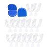 14pcs Dental Trays for Whitening Teeth, Thin Thermoform Moldable Mouth