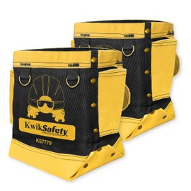 KwikSafety - Charlotte, NC - RedIRON Bolt Bag [2 Pack] Heavy-Duty Canvas + Reinforced Stitching Multi-Use Ironworker Utility Bag | Tool, Bull-Pin & Bolt Pouch w/Belt Loop Tunnel Connection