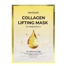 Hanganic 대용량 콜라겐 리프팅 마스크팩 30ml X 100장 Large Capacity Collagen Lifting Mask Pack 30ml X 100 Sheets