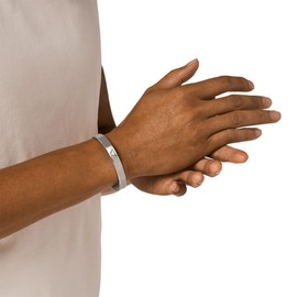 Emporio Armani Bracelet en Acier Inoxydable Argenté Pour Homme, EGS3127040, Waist Unique, Stainless Steel, CE N'est Pas UNE Pierre Précieuse, Waist Unique, Stainless Steel