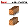 Freud 32-526: flush, 1/8",1/4",5/16",3/8",7/16",1/2" Depth Rabbeting Bit with Bearings