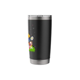 Magpie Bird Easter Egg Hunt Bunny Ear Easter Sunday Stainless Steel Insulated Tumbler