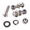 KOSJETHAS 10 Sets 1/4-20 x 1-1/2" Button Head Socket Cap