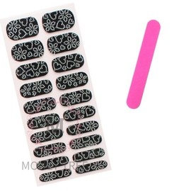 MT Colorachi Self Fashion Nail Sticker Sweet Dream Silver Nail Art Sticker Nail Art Sticker Nail Supplies / MT 컬러라치 셀프 패션 네일스티커 스윗드림실버 네일아트스티커 네일아트 스티커네일 네일용품