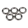 SONONIA 5pcs Round Snap Open Hook Spring Ring Keychain Carabiner