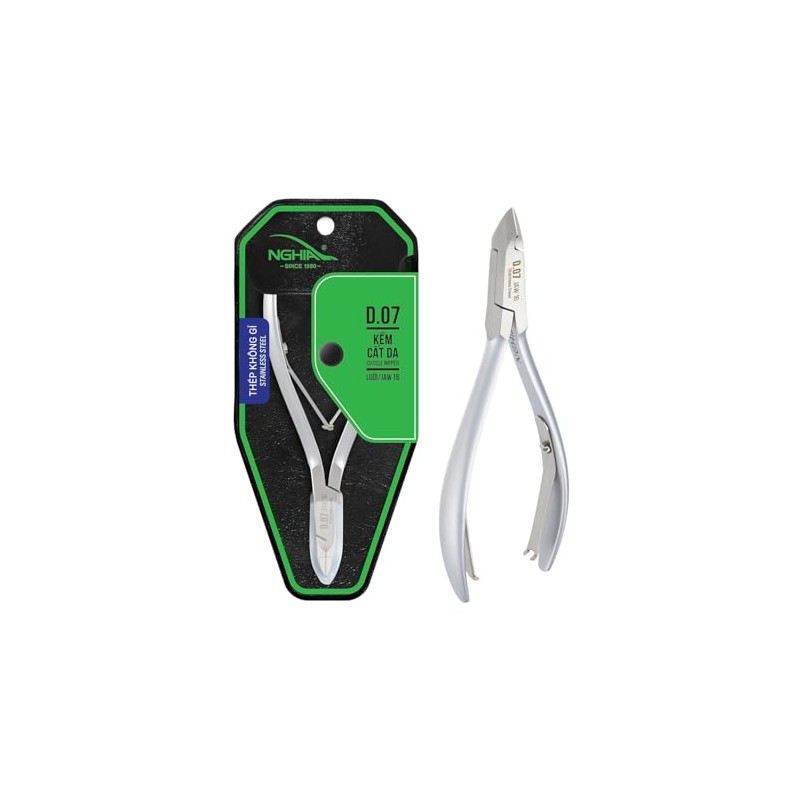 Nghia Stainless Steel Cuticle Nipper C-07 (Previously D-07) Jaw 16