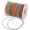 SEHOI 4 Rolls 328 Feet 1mm Rainbow Elastic Cord, String