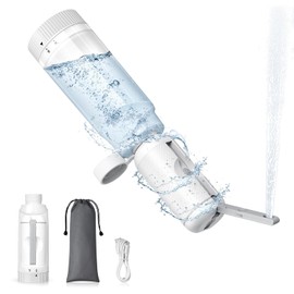 Upgrade SPACEREST Portable Bidet for Travel with 360ml Bottle, No Noise & Waterproof Handheld Sprayer, Rechargeable Electric Portable Bidet for Women & Men, Personal Hygiene & Postpartum Care