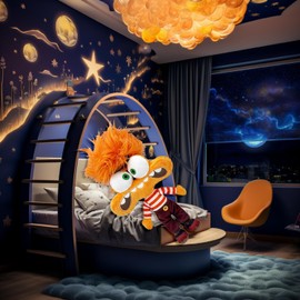 HBKUUY Muñecos De Peluche, Peluches Infantiles Anime - Anxiety, Regalo de Navidad, Regalos Infantiles Ideales (Amarillo)