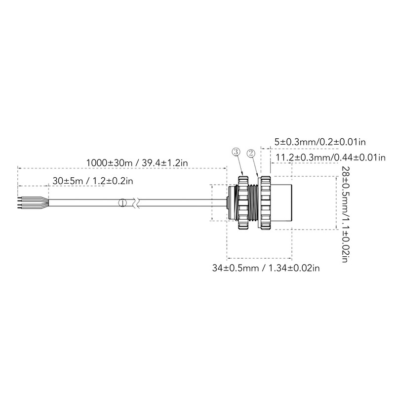 Ultrasonic Distance Measuring Sensor Obstacle Avoidance Ranging Module for Underwater