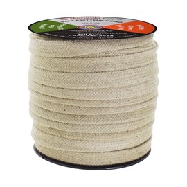 Mandala Crafts Beige Flat Drawstring Replacement, 3/8 Inch 20 YDs Beige Soft Drawstring Cotton Draw Cord Hoodie Sweatpants Drawcord Replacement