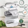 EVARGC 110V Electric Heating Lunch Box Portable for Car Office