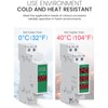 DIN Rail Voltmeter 3 Display Digits Voltage Meter LCD Digital
